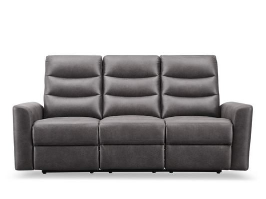 Bentley Fabric Manual Reclining Sofa - Gray