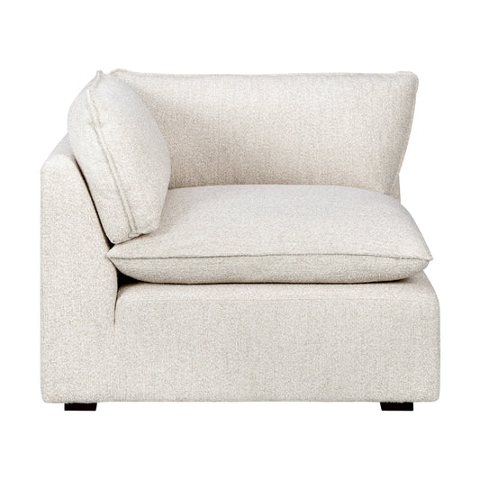 Luxe Boucle Corner Chair, Oat