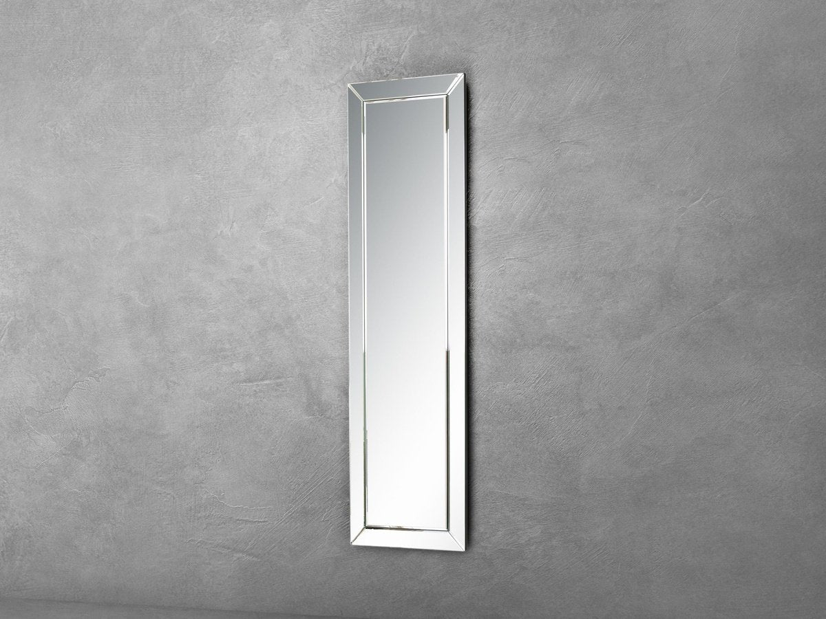 Abbyson Krista Floor Mirror - Silver