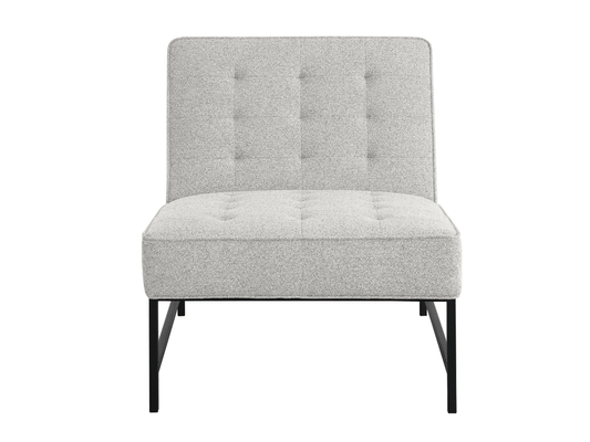 Astor Tufted Fabric Chair - Ivory - Abbyson - Living Room
