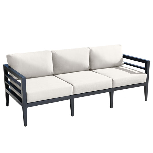 Belamar Outdoor Sofa - White - Abbyson - Outdoor