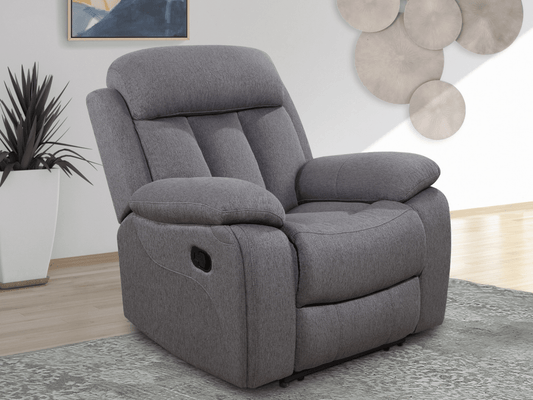 Fletcher Stain-Resistant Fabric Reclining Chair - Abbyson - Living Room