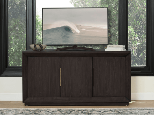 Goodwin 70" Multi-Use Oak Console, Espesso - Abbyson - Living Room