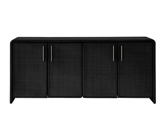 Pauline Console - Black - Abbyson - Dining Room