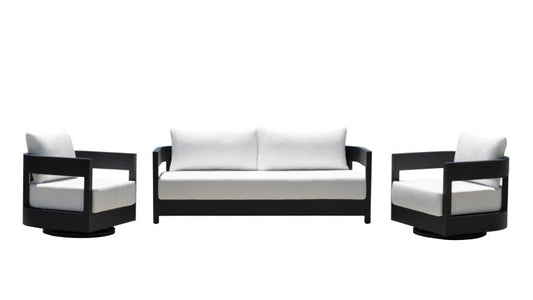 Santino® Outdoor Sofa and Swivel Chairs - Abbyson - Outdoor