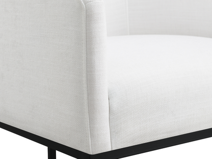 Jace Upholstered Bar Stool - White