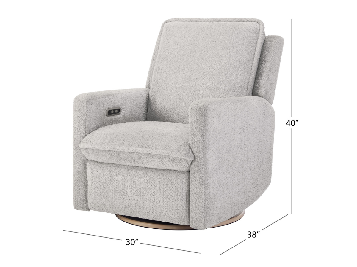 Ayden Boucle Swivel Glider Power Recliner