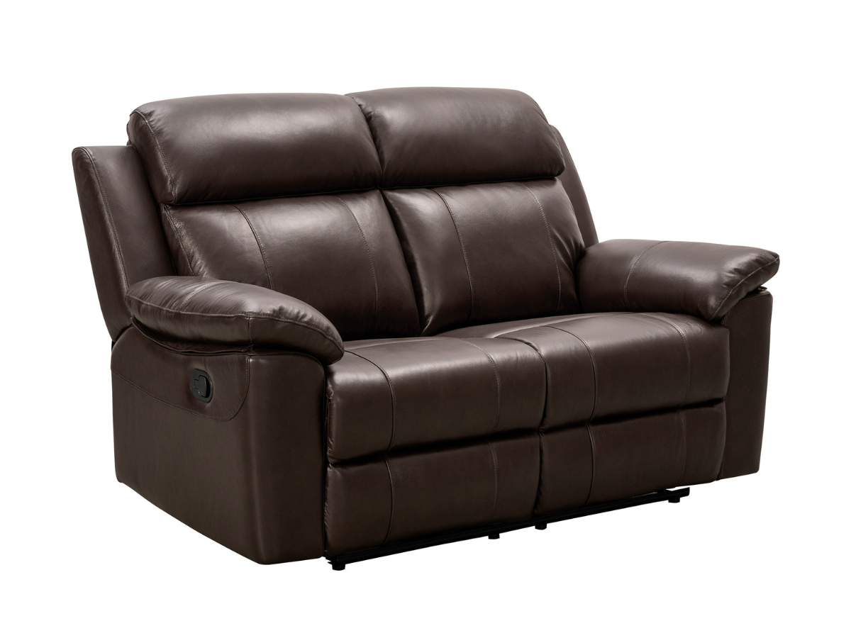 Braylen Top Grain Leather Reclining Loveseat