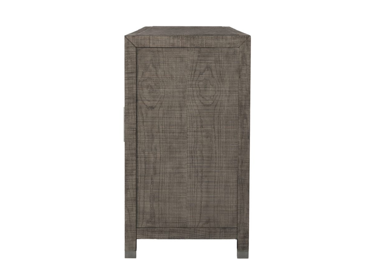 Bacara Modern Classic Wood Brushed 4 Door Sideboard 89'