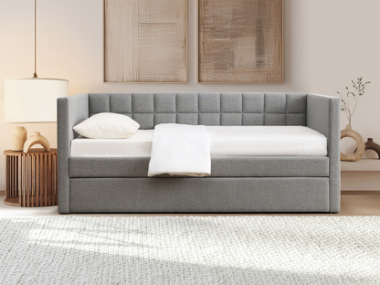 Aveline Upholstered Twin Daybed with Trundle