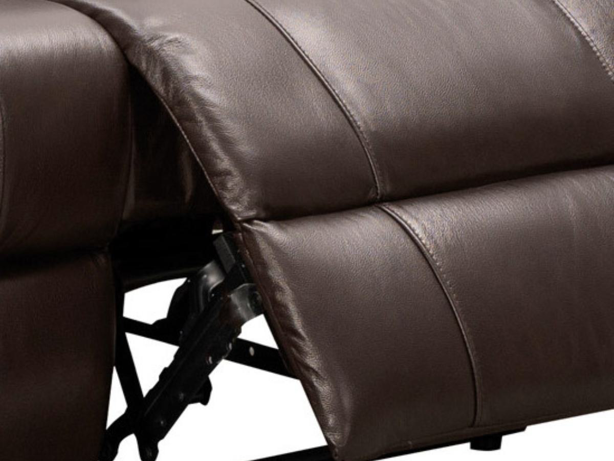 Braylen Top Grain Leather Reclining Loveseat