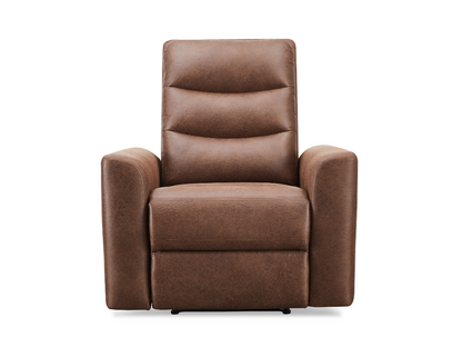 Bentley Fabric Manual Recliner - Brown