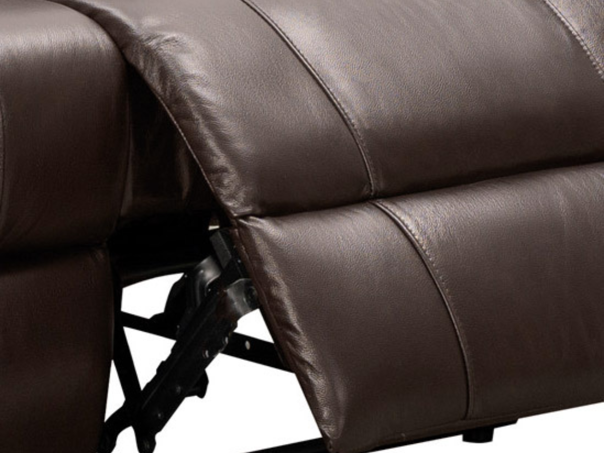 Braylen Top Grain Leather Reclining Sofa And Loveseat Set