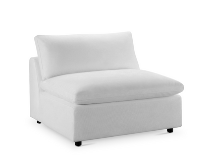 JoJo Fletcher Luxe Feather and Down Armless Chair