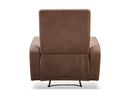 Bentley Fabric Manual Recliner - Brown