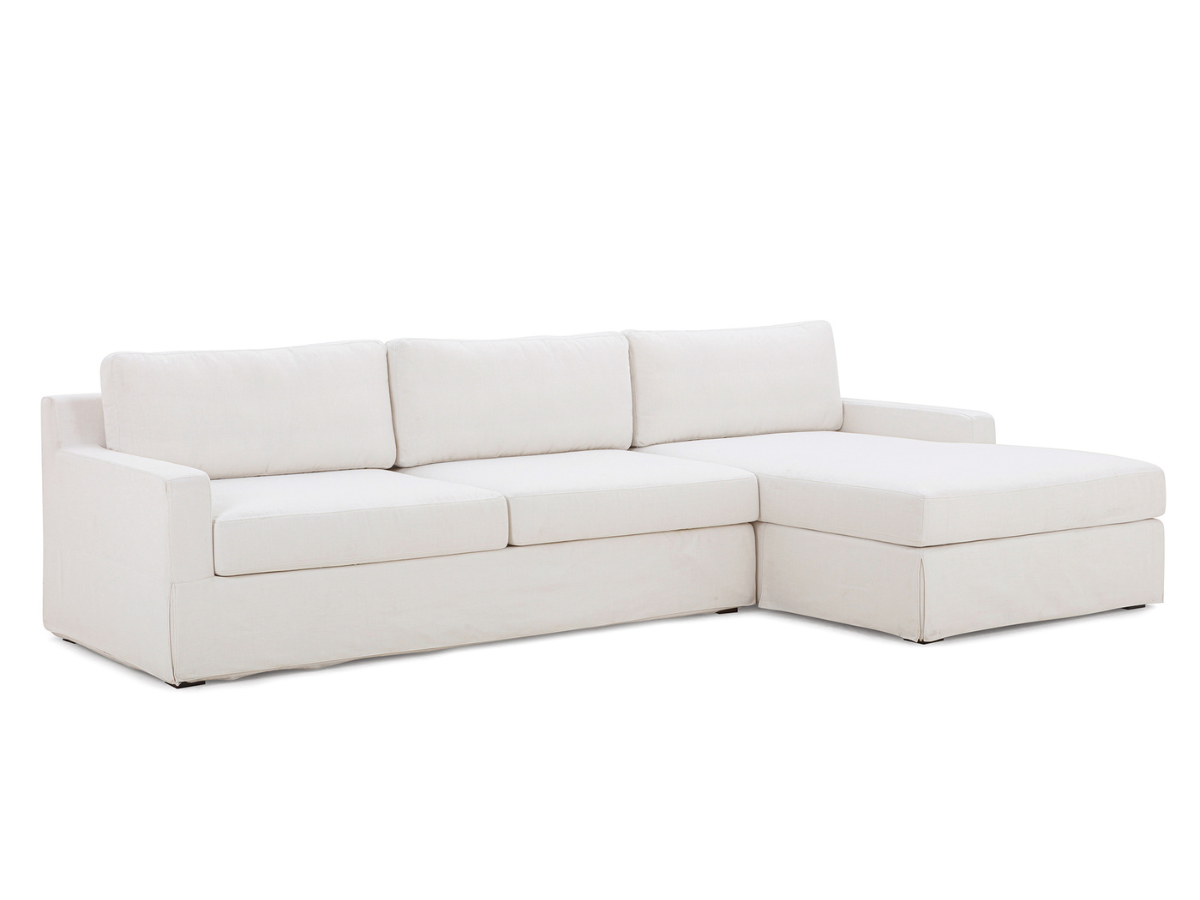 Rosalina 2-pc Fabric Slipcover Sectional