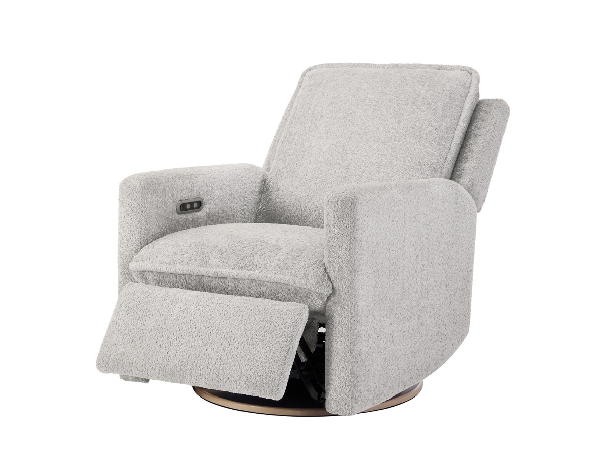 Ayden Boucle Swivel Glider Power Recliner