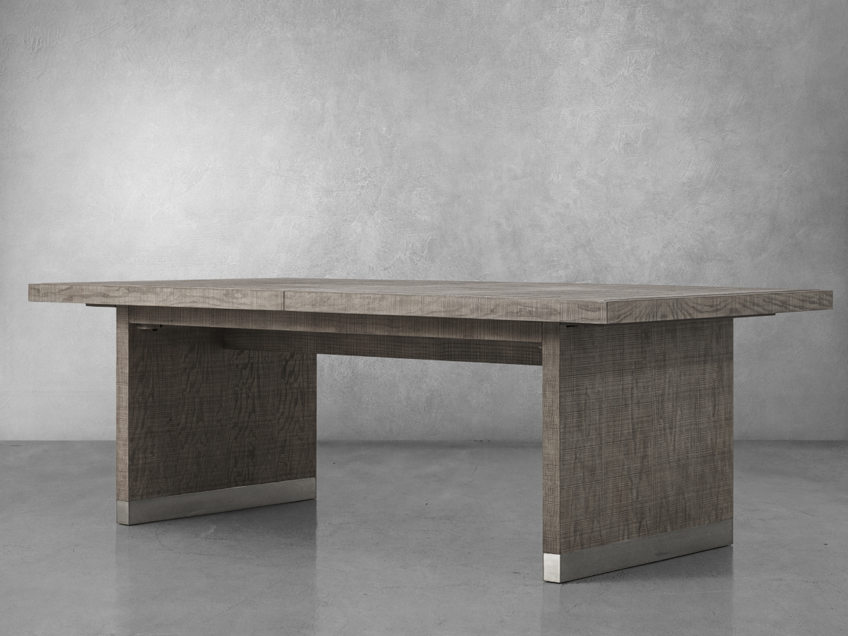 Bacara Modern Classic Wood Brushed Extendable Dining Table