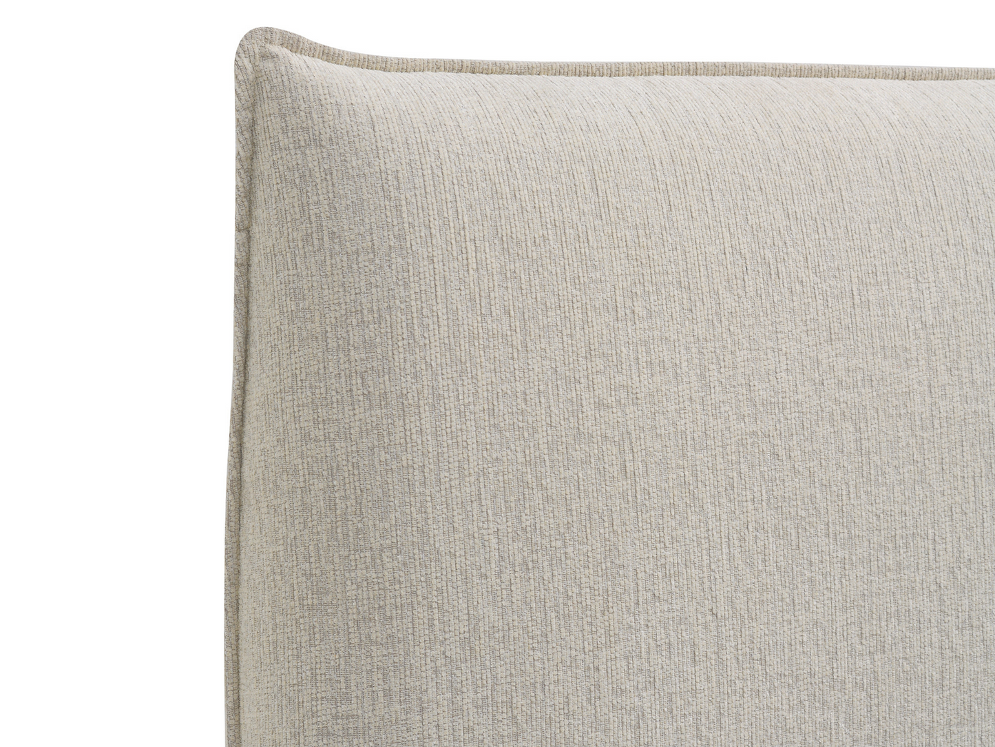 Elsen Upholstered Bed - Ivory - King