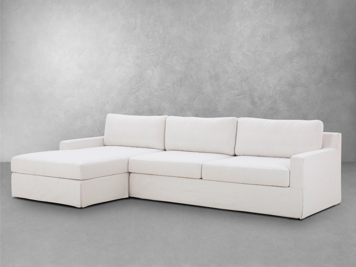 Rosalina 2-pc Fabric Slipcover Sectional