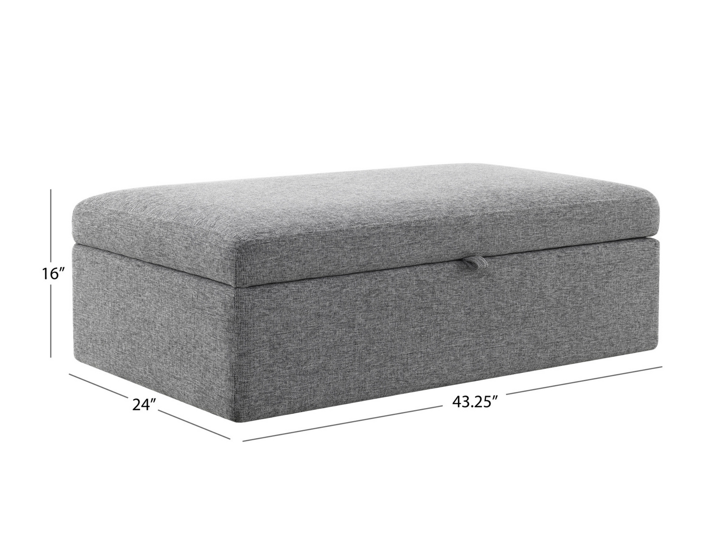 Winona Rectangle Storage Ottoman