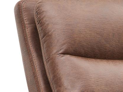 Bentley Fabric Manual Reclining Loveseat - Brown