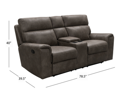 Lawrence Fabric Reclining Sofa Set