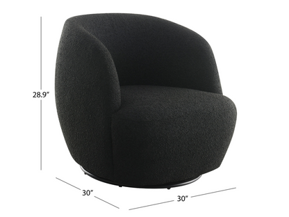 Blair Bouclé Swivel Chair