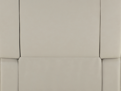 Rhodes Top-Grain Leather Manual Recliner - Ivory