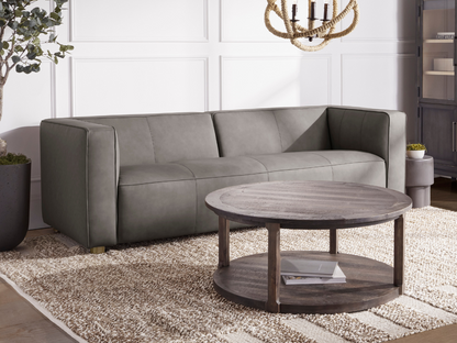 JoJo Fletcher Matteo Nubuck Leather Sofa