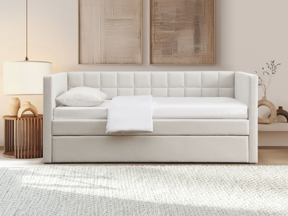 Aveline Upholstered Twin Daybed with Trundle