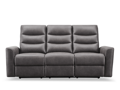 Bentley Fabric Manual Reclining Sofa - Gray