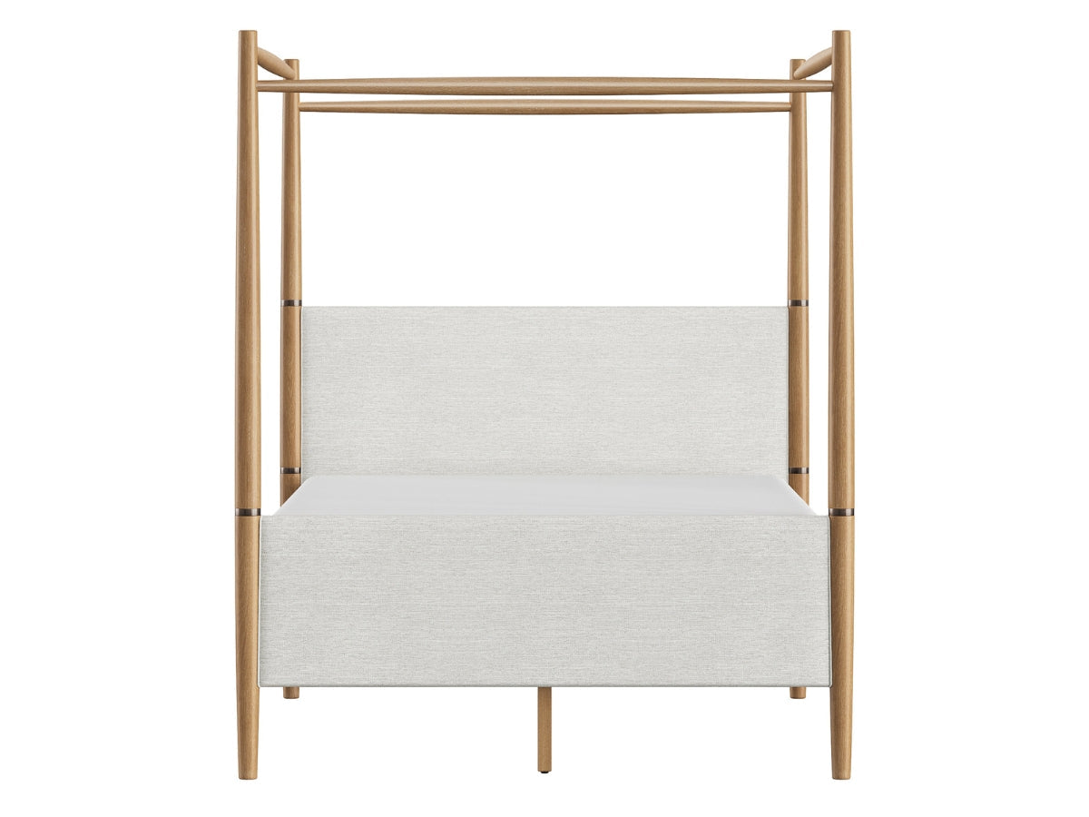 Charlotte Canopy Bed - Blonde - Queen