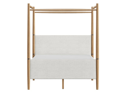 Charlotte Canopy Bed - Blonde - Queen