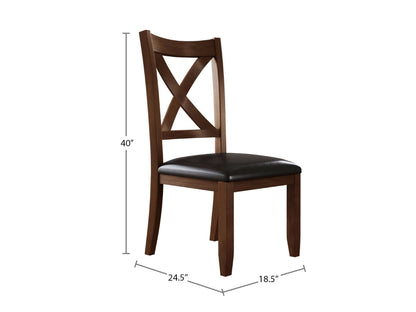 Theodore 7-pc Dining Set - Brown