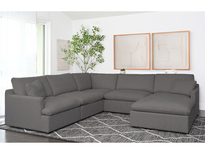 Capri Feather and Down 6-pc Modular Sectional