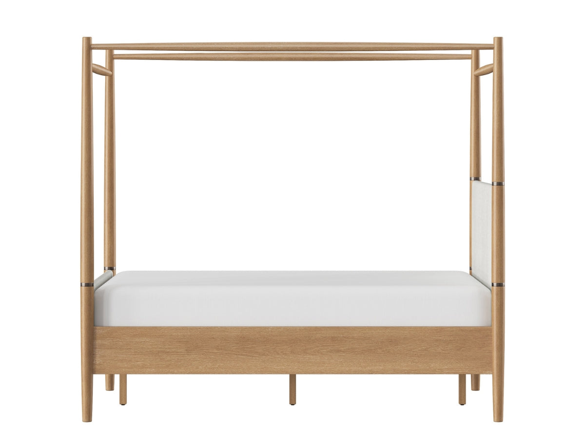 Charlotte Canopy Bed - Blonde - Queen