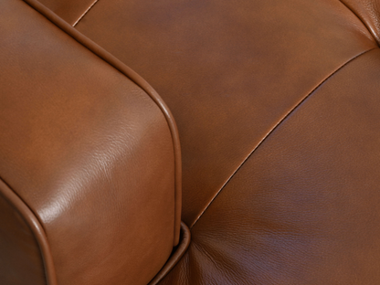 Holloway Mid-Century Leather Armchair