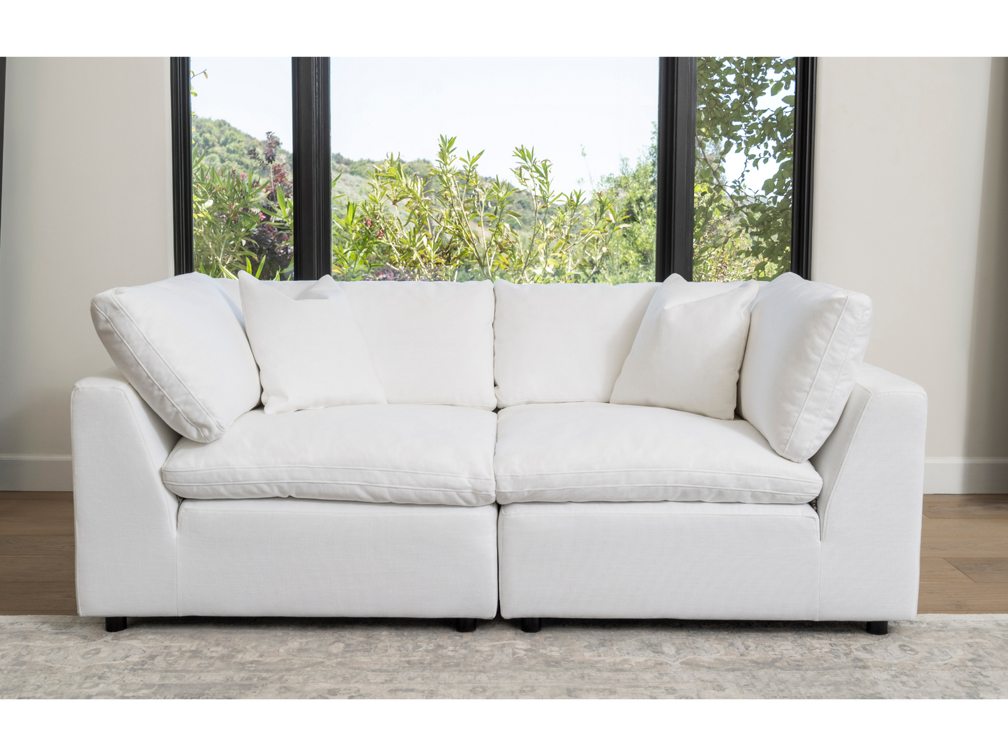 JoJo Fletcher Luxe Feather and Down 2-pc Loveseat