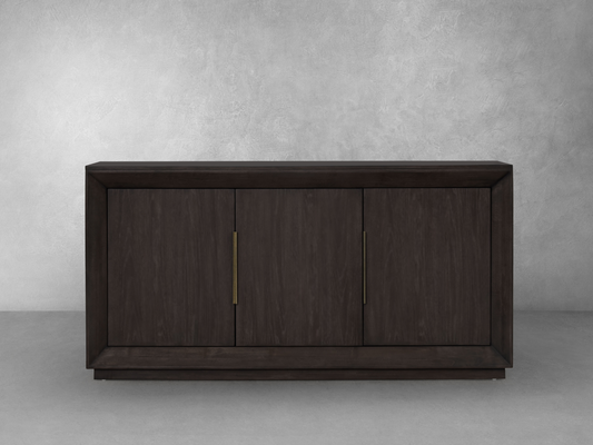Goodwin 70" Multi-Use Oak Console, Espesso