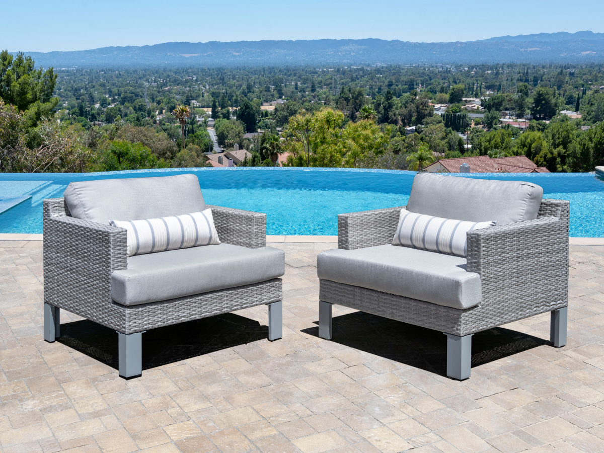 Montecito® Outdoor Patio Chair with Sunbrella Fabric (Set Of 2)