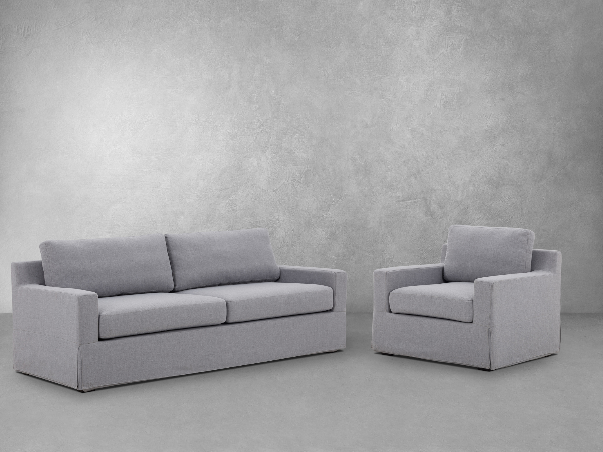 Rosalina 2-pc Fabric Slipcover Sofa and Chair Collection