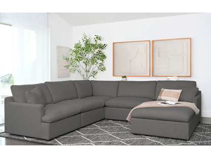 Capri Feather and Down 6-pc Modular Sectional