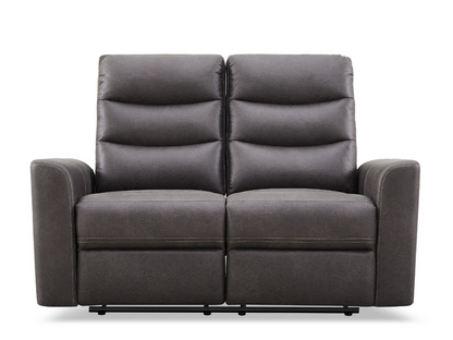 Bentley Fabric Manual Reclining Loveseat - Gray