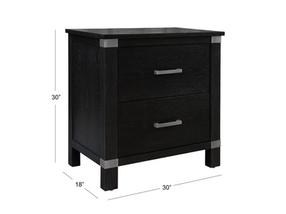 Adams Morgan® Two Drawer Nightstand