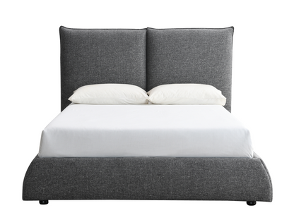 Elsen Upholstered Bed - Charcoal - King