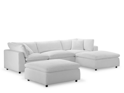 JoJo Fletcher Luxe Feather and Down 5-pc Sectional Set