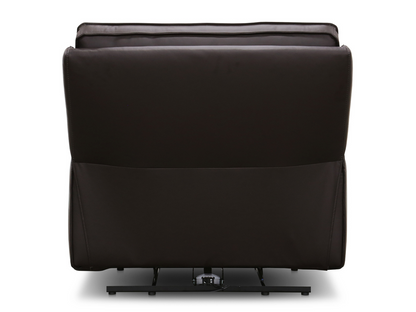 Layton Leather Power Recliner - Brown