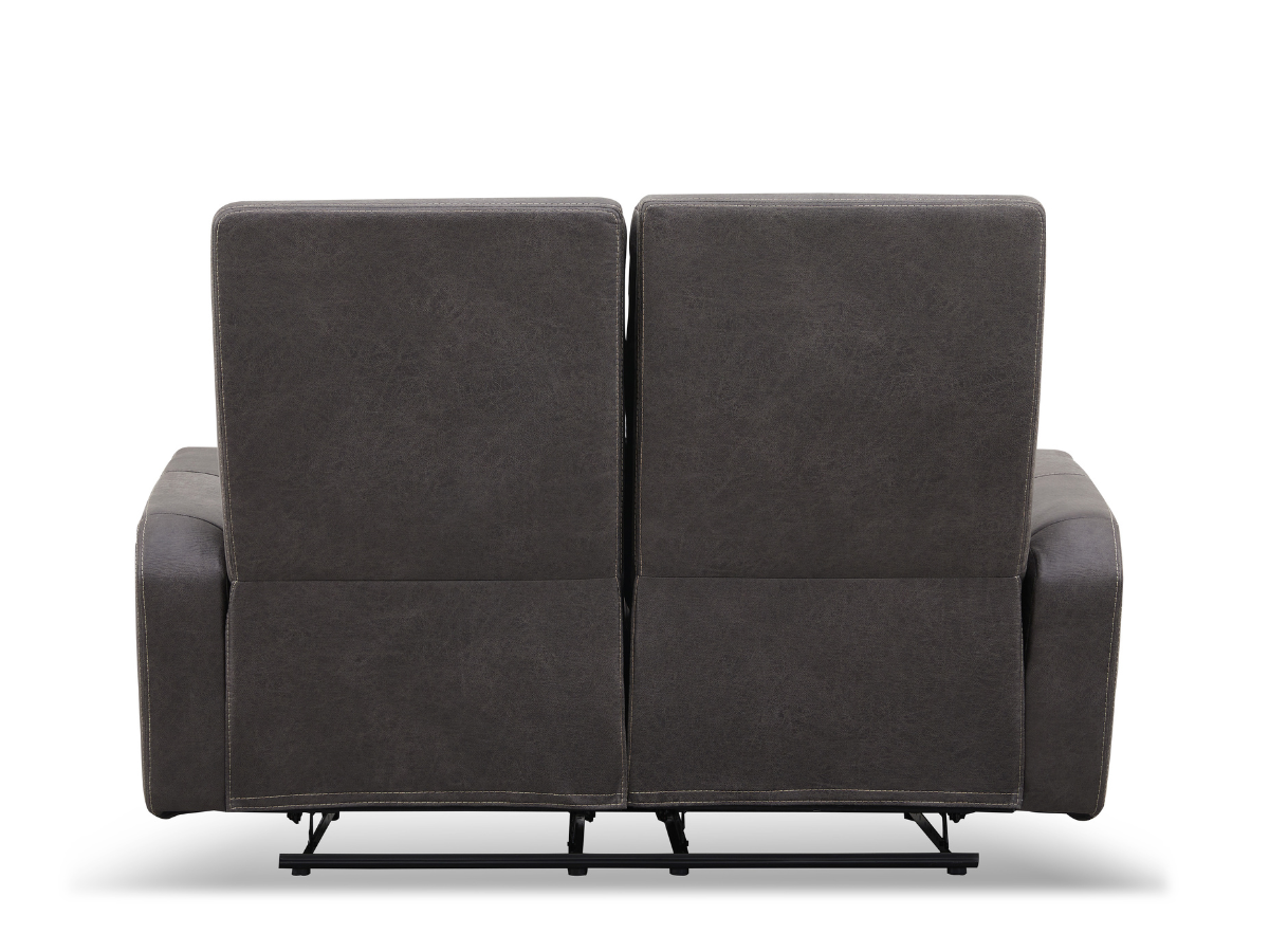 Bentley Fabric Manual Reclining Loveseat - Gray