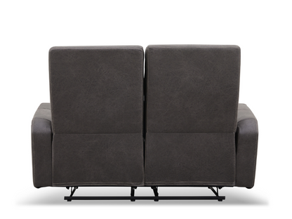 Bentley Fabric Manual Reclining Loveseat - Gray